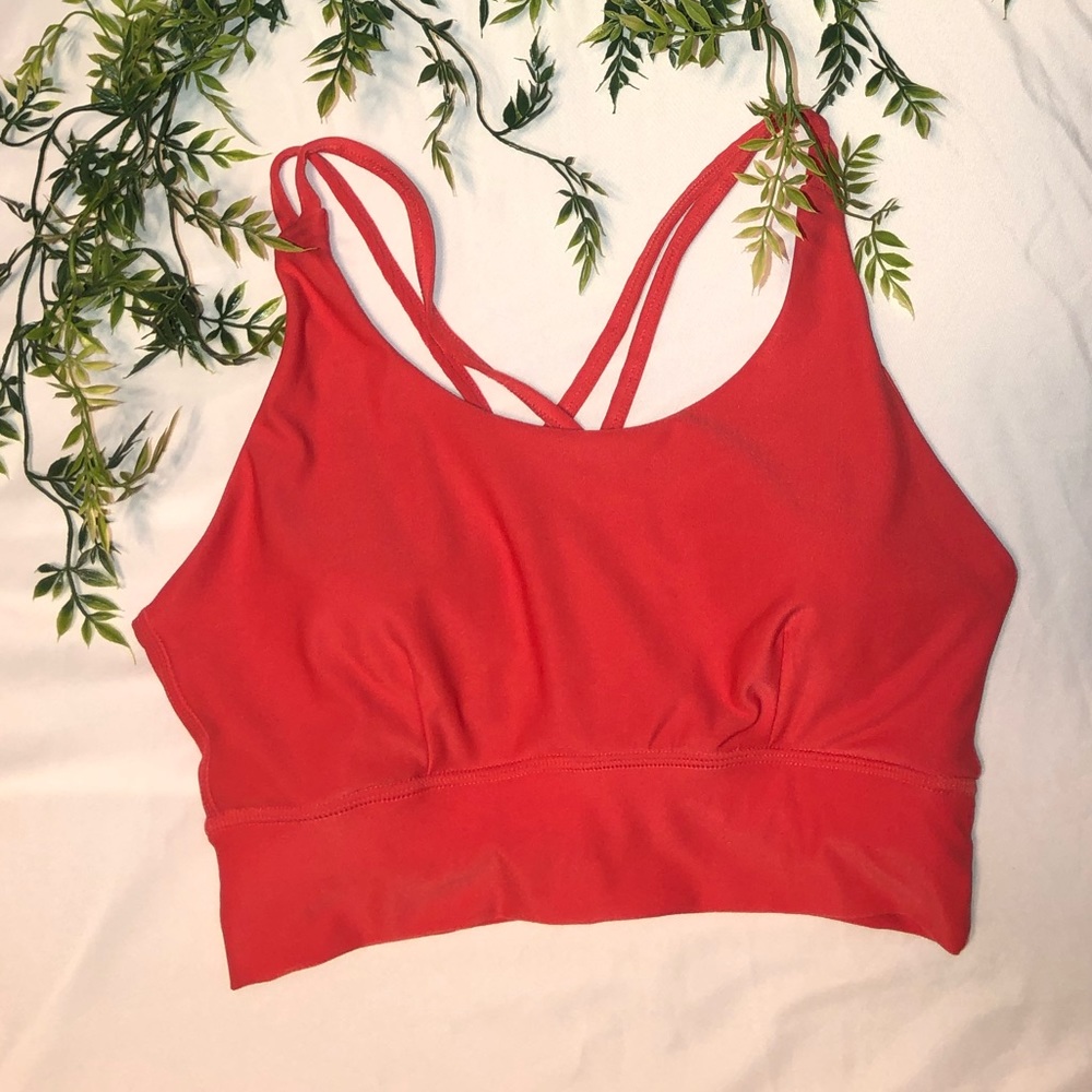 Athletic Coral Sports Bra Medium 8-10